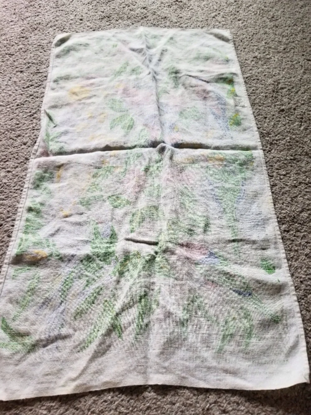 Australian Native Birds Cotton Tea Towel - Green Multi